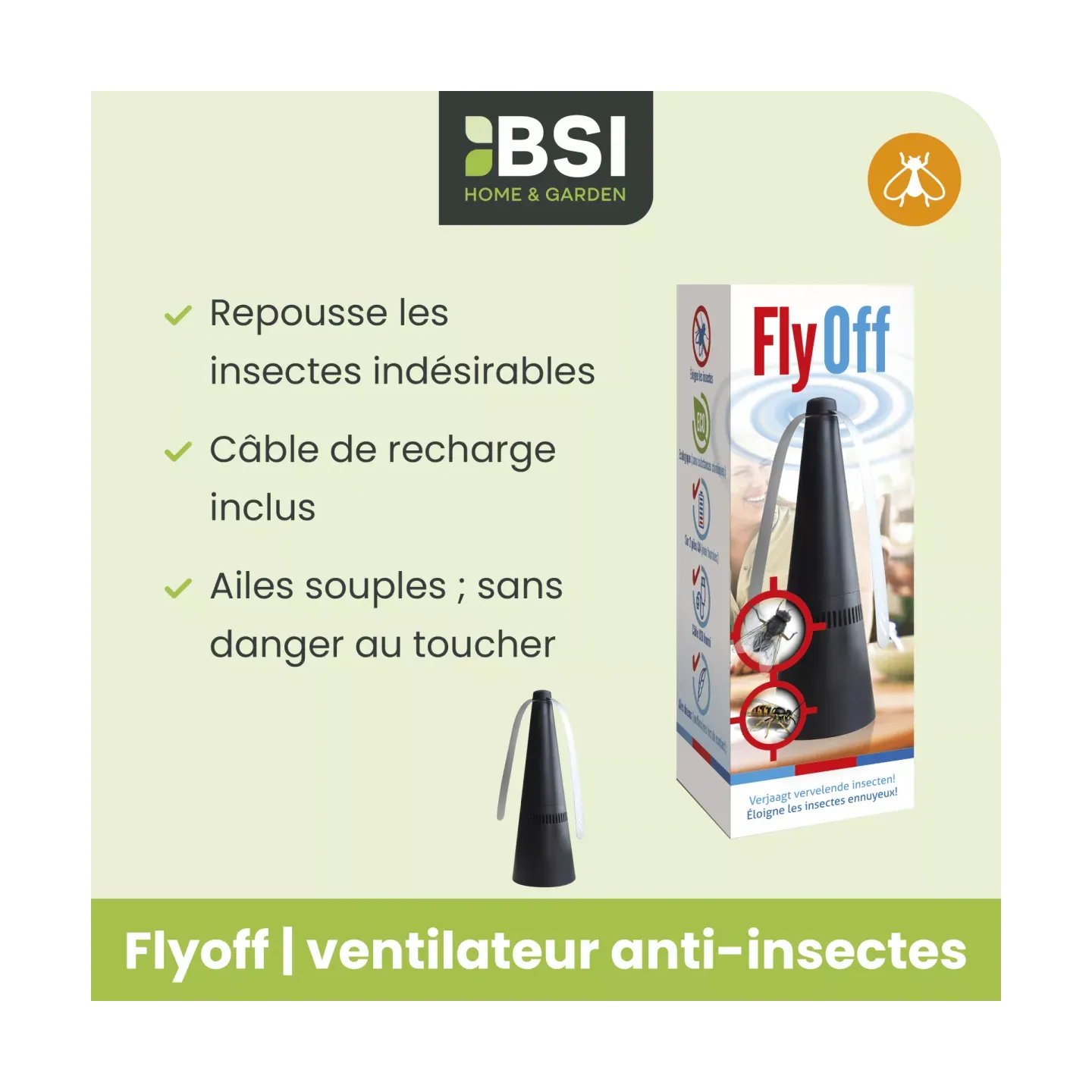 Ventilateur Anti Insectes FLYOFF